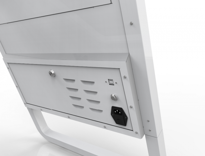 TFT LCD Interactive Queue Management Kiosk With Casters 3