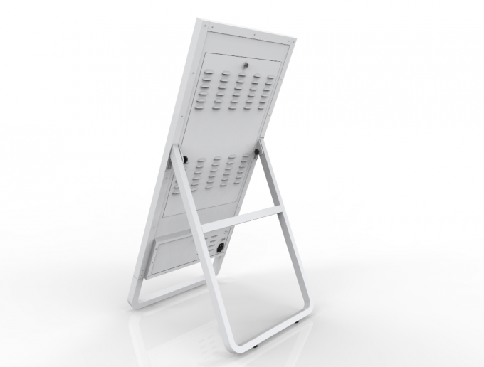 TFT LCD Interactive Queue Management Kiosk With Casters 2