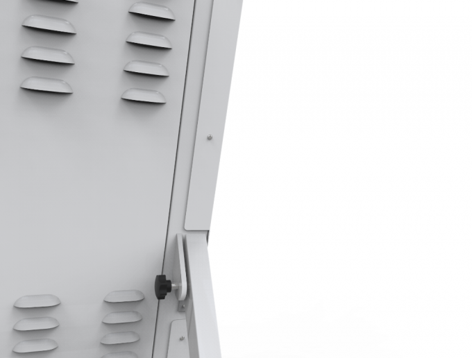 TFT LCD Interactive Queue Management Kiosk With Casters 4