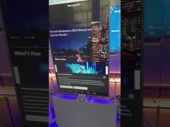 86 inch oled Holographic Display 3d lcd fridge splicing transparent led screen for advertisement