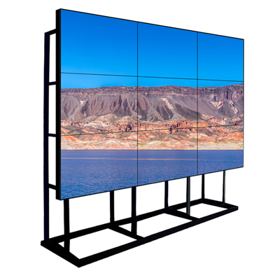 Narrow Bezel Lcd Seamless Video Wall Lcd Advertising Display Stand