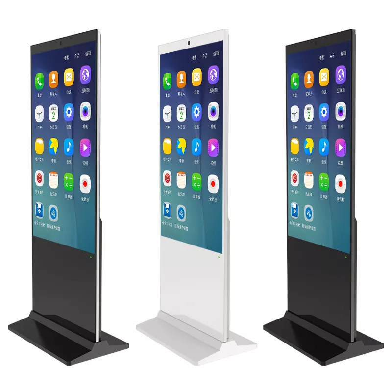 32 43 49 55 Inch Floor Standing Advertising Player , Info Kiosk Digital ...