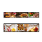 FCC 23 Inch Ultra Wide TFT LCD Stretched Bar Display For Supermarket