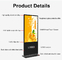 LCD Hd Standing Advertising Display 4096x4096 With 88% Light Transmittance