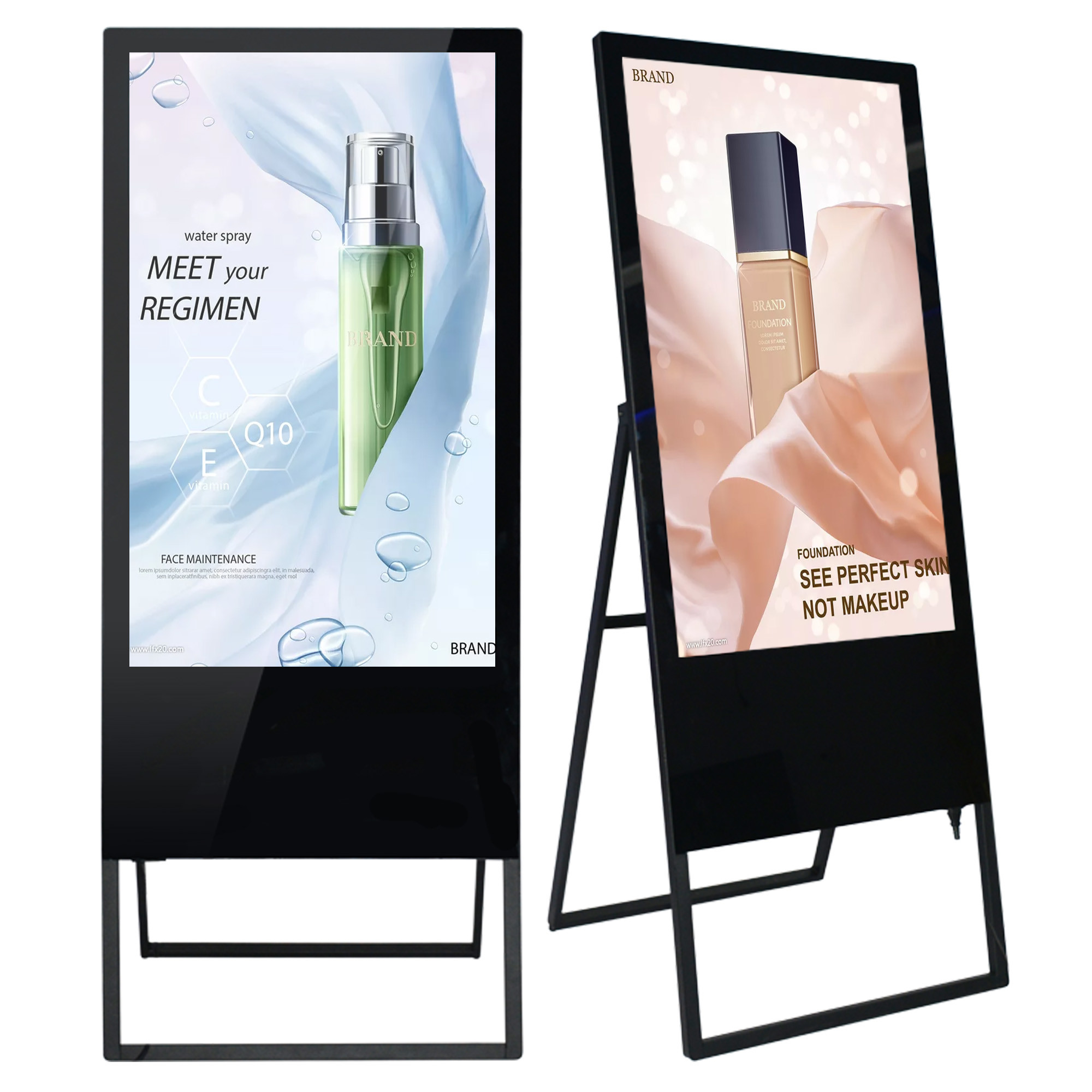 Digital Signage Floor Stand LCD Display with 2x5W Speaker