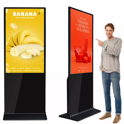 Lcd Interactive 49 55 Inch Android Indoor Totem Floor Stand Kiosk Touch Screen