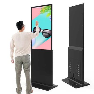 49 55 65 Inch Android Freestanding Digital Signage , Software Interactive Kiosk Cms