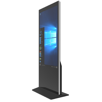 1920x1080 Floor Stand Digital Signage Interactive Kiosk 400cd/M2 55 Inch Multi Touch
