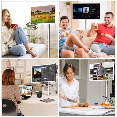 quality 32inch 24inch 27inch android  Touch Screen Portable TV Digital Signage Stand By Me Smart TV OEM factory