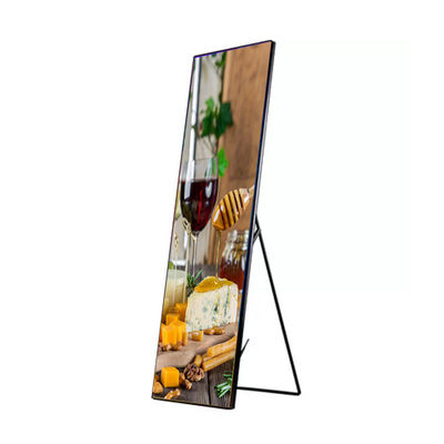 P2.5 Smart Led Poster Display 1100cd 280*210mm For Indoor Shopping Mall