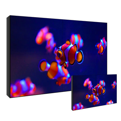 1.7mm Bezel 4k LG BOE SAMSUNG  LCD Video Wall Display 700 Cd/M2 floor stand