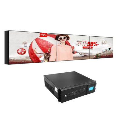 450cd/M2 4K Video Wall Display Bezel 5.3mm TV LCD Display 22Kg