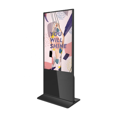 Vertical Totem Kiosk Touch Screen LCD Digital Indoor Android 43 49 55 65 Inch