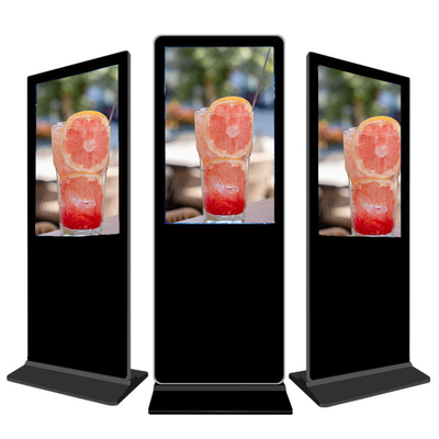 LCD Hd Standing Advertising Display 4096x4096 With 88% Light Transmittance
