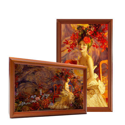 HD 4k Anti Glare Wall Mounted Digital Signage 43Inch LCD Photo Display